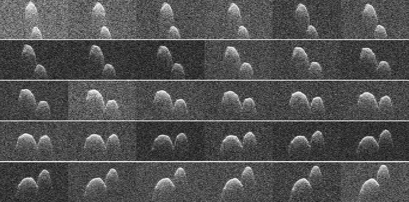 Illustration for article titled This Lumpy Asteroid Pinwheeling Through Space is Strangely Soothing